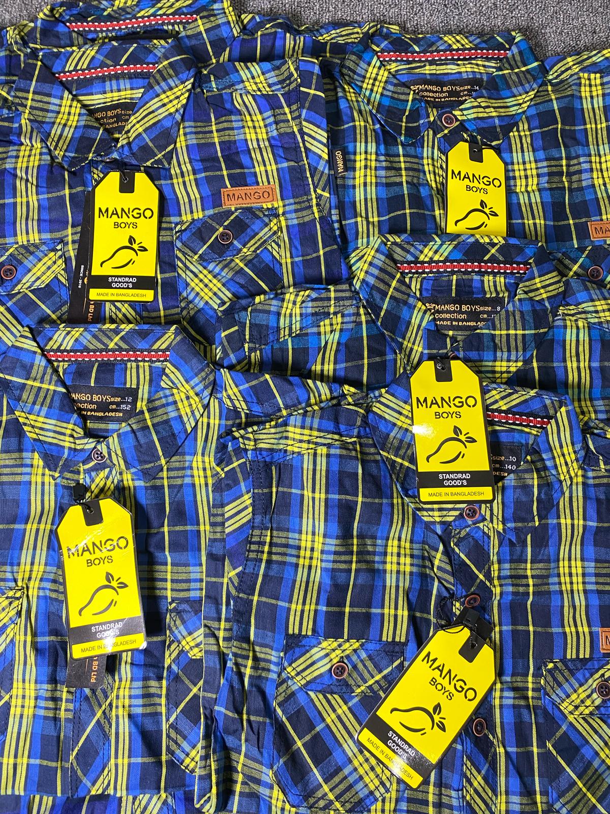 MANGO Brand Kiddies Bottoned Down Shirts