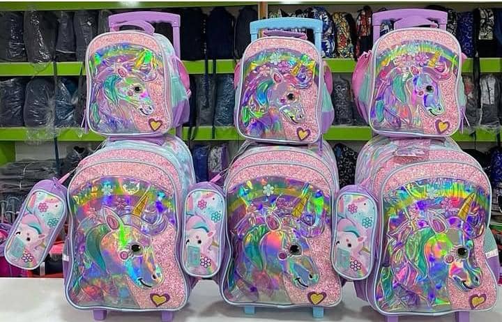 Glossy bird 17 inches 3in1 trolley set