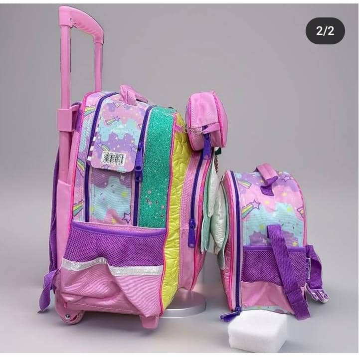 Glossy bird 18 inches 3in1 trolley set