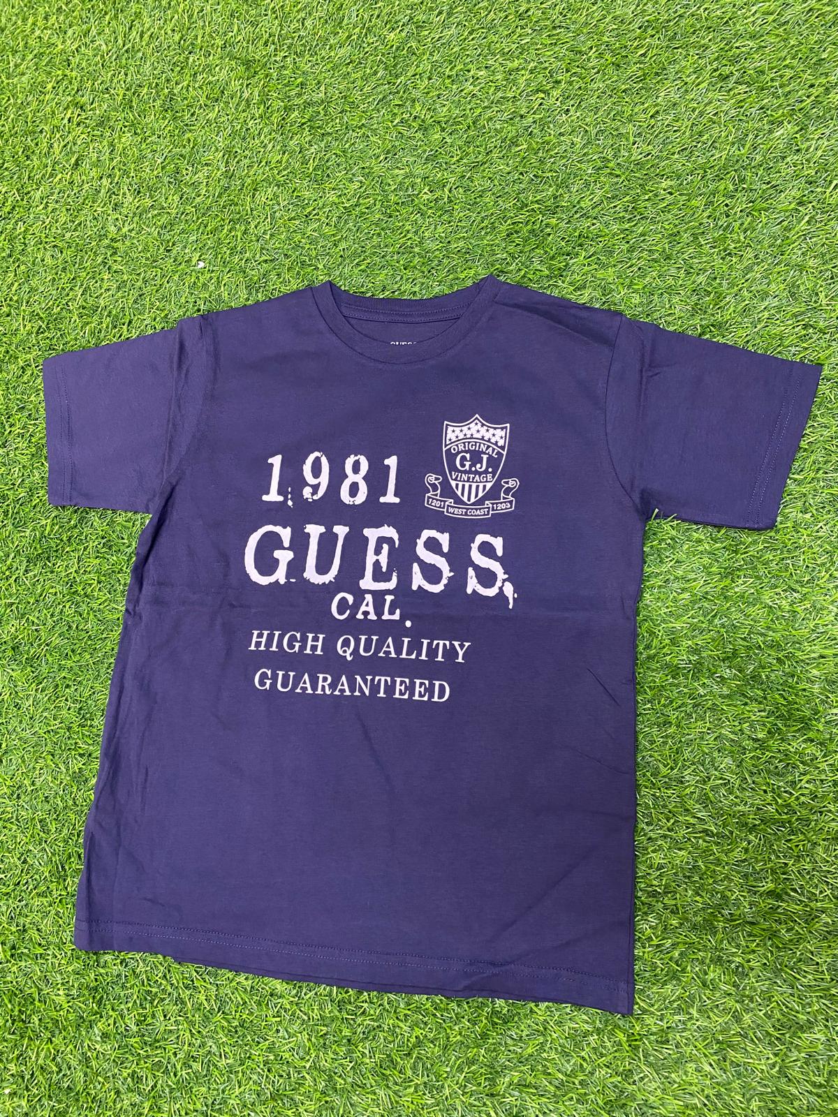 GUESS Brand Round Neck Polo