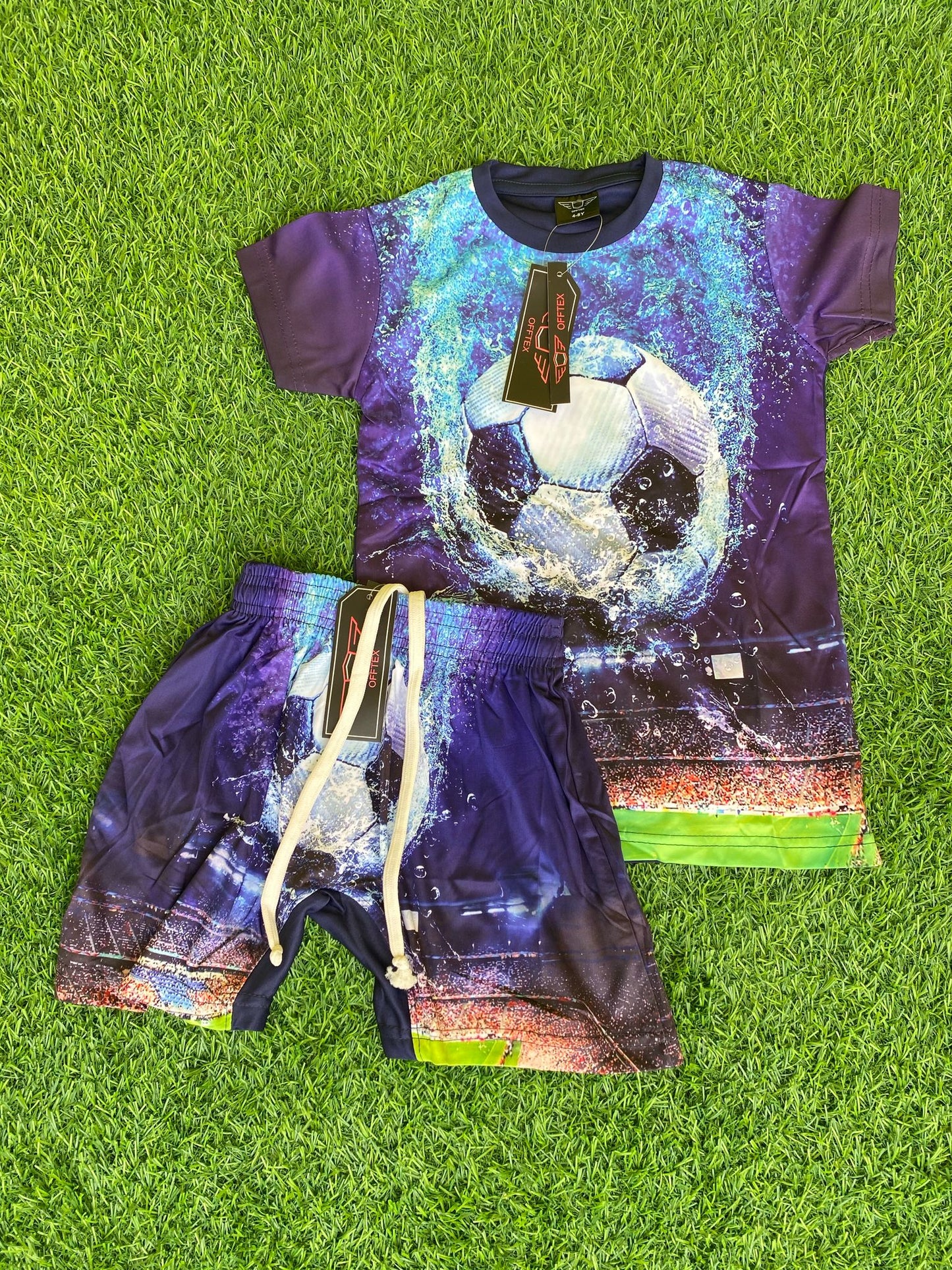 3D Football Design Two Piece