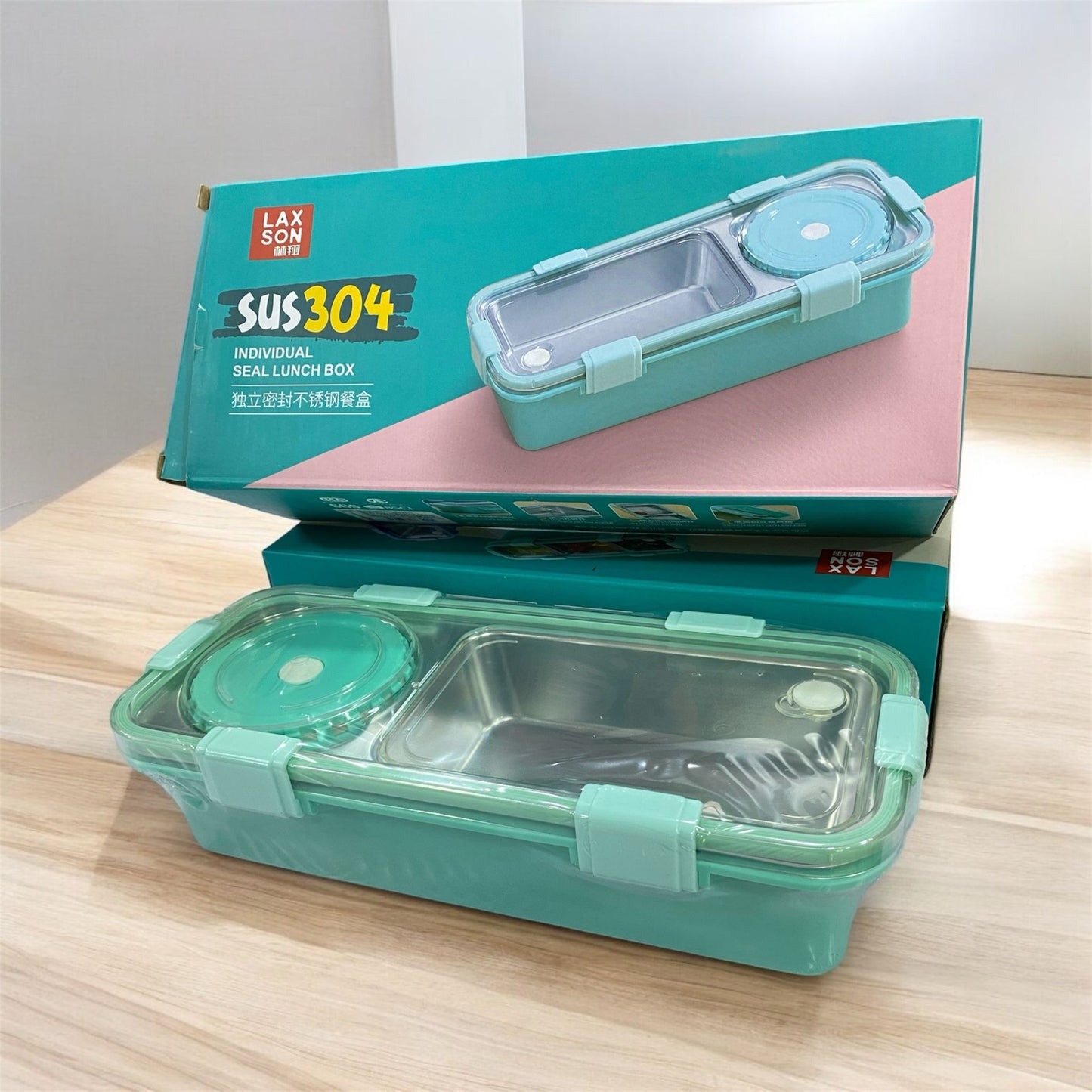 BENTO LUNCH BOX (Single Compartment) BPA Free-304 Stainless Steel