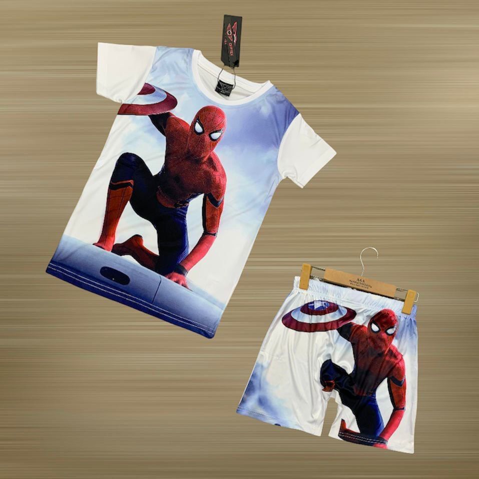 3D Spiderman Design Two Piece