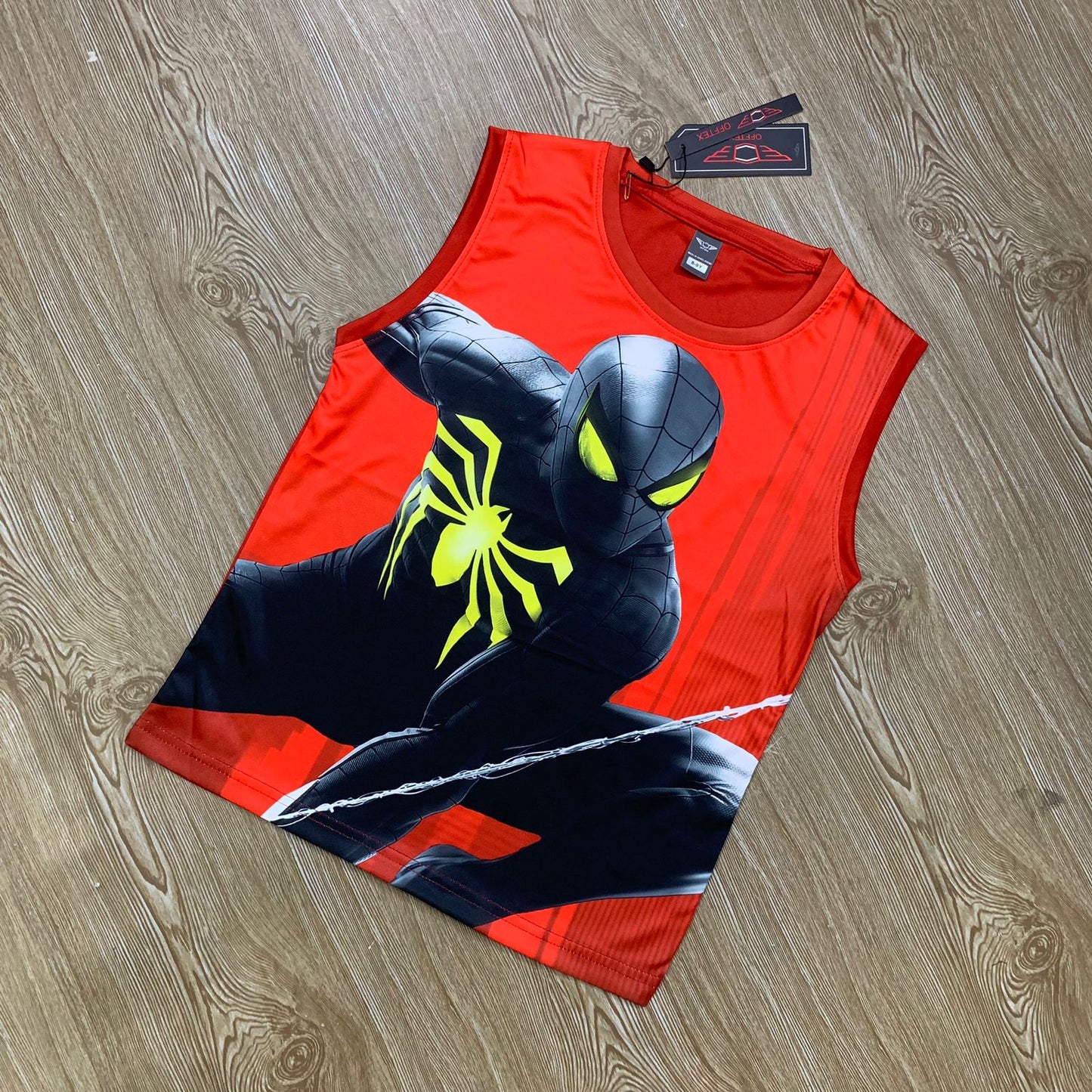 3D Spiderman Design Sleeveless