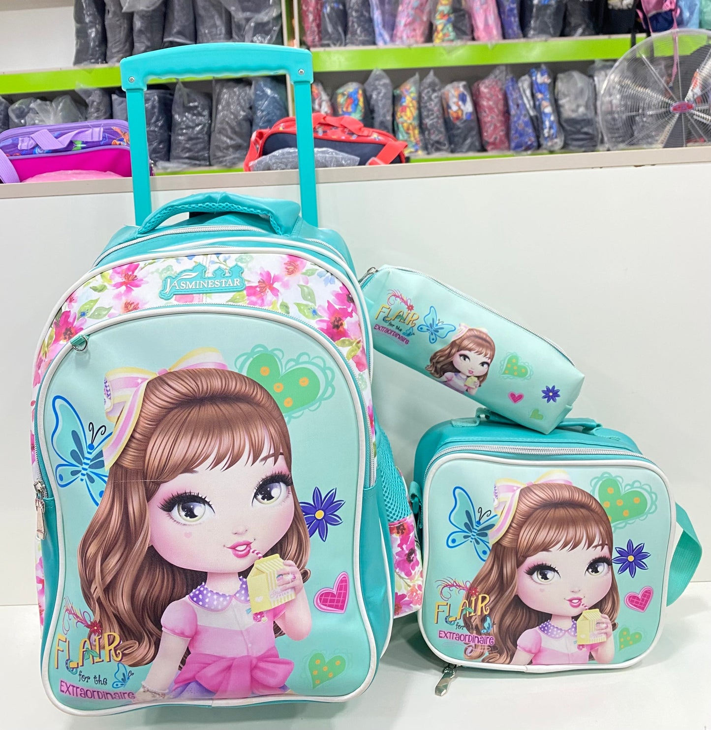 3in1 Jasmine trolley set 17 inches