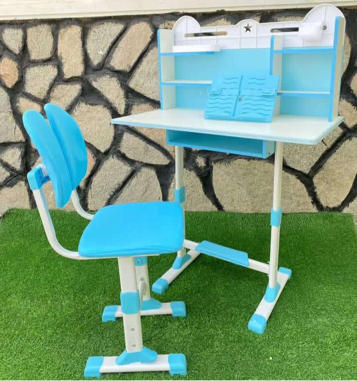 Adjustable table and chair set