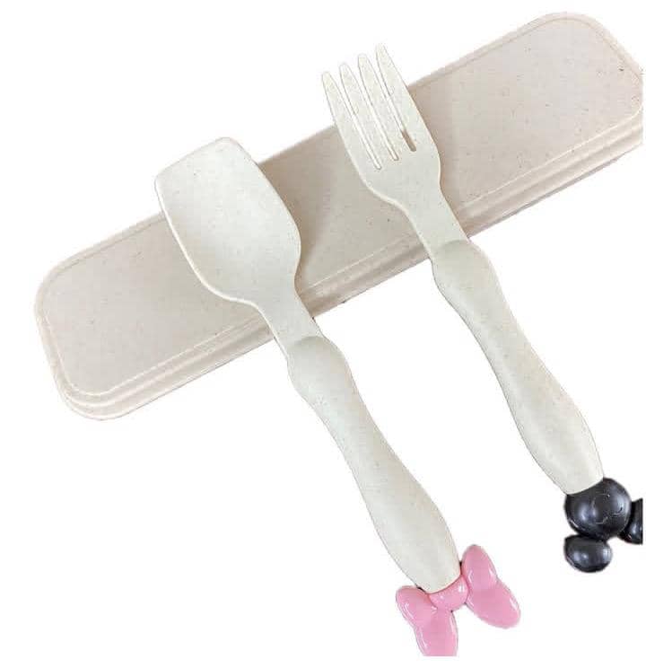 2in1 kiddies cutlery set