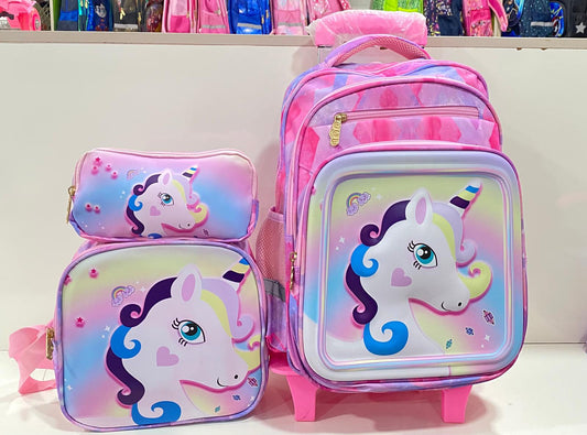 16inches 3in1 HSD Trolley School Bag