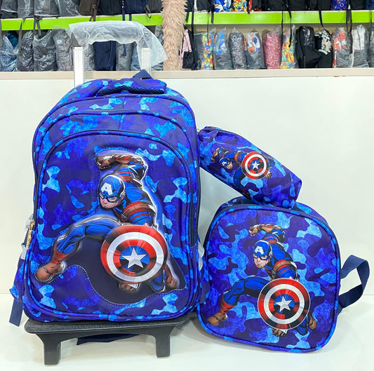 16inches 3in1 HSD Trolley School Bag