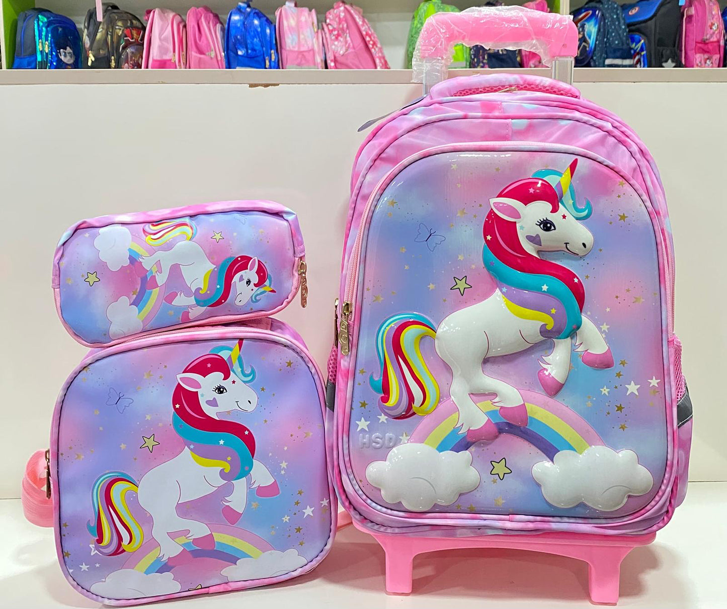 16inches 3in1 HSD Trolley School Bag