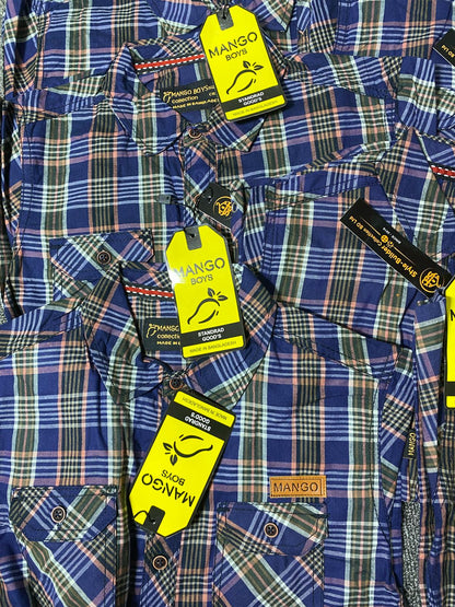 MANGO Brand Kiddies Bottoned Down Shirts