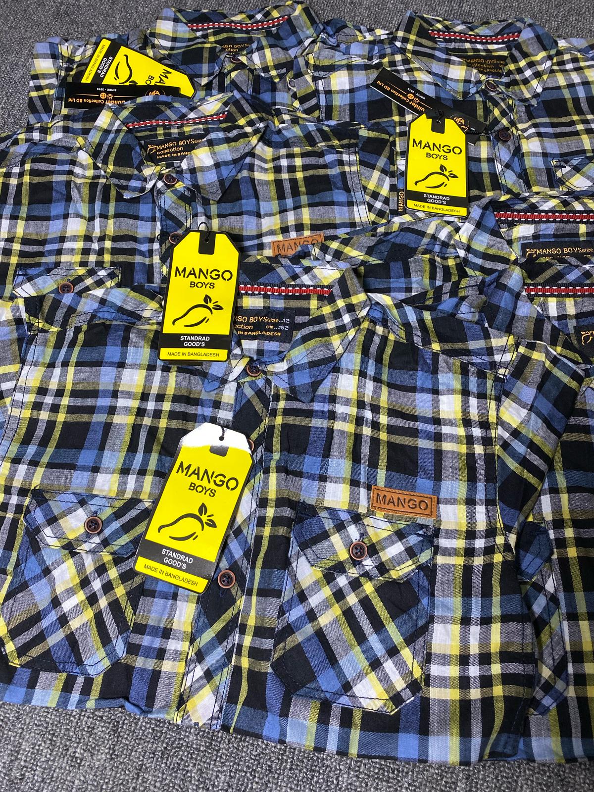 MANGO Brand Kiddies Buttoned Down Shirts