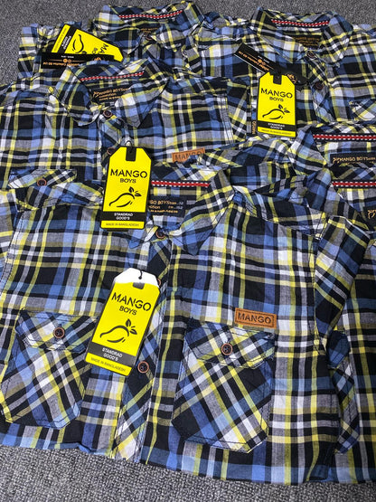 MANGO Brand Kiddies Buttoned Down Shirts