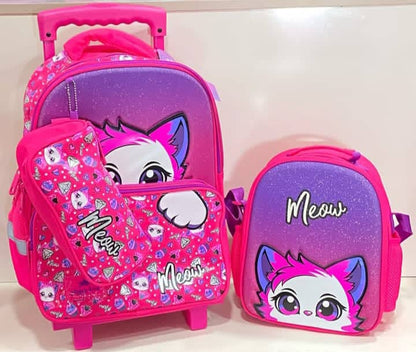 Glossy bird 15 inches 3in1 trolley set