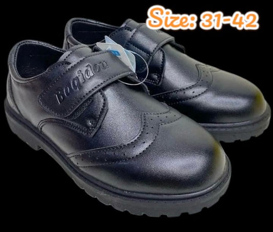 UK/US BOYS SCHOOL SHOE WITH STRAP