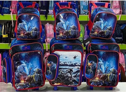 Glossy bird 17 inches 3in1 trolley set