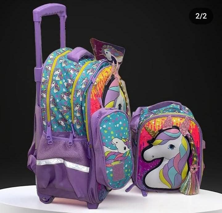 Glossy bird 17 inches 3in1 trolley set.