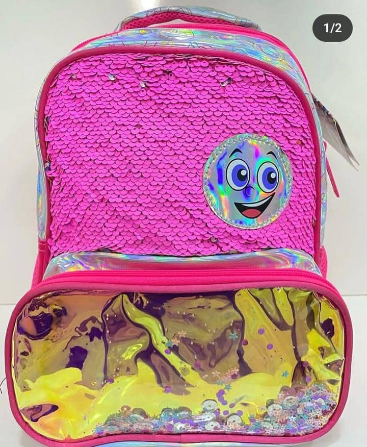 Glossy bird 12 inches Single back bag