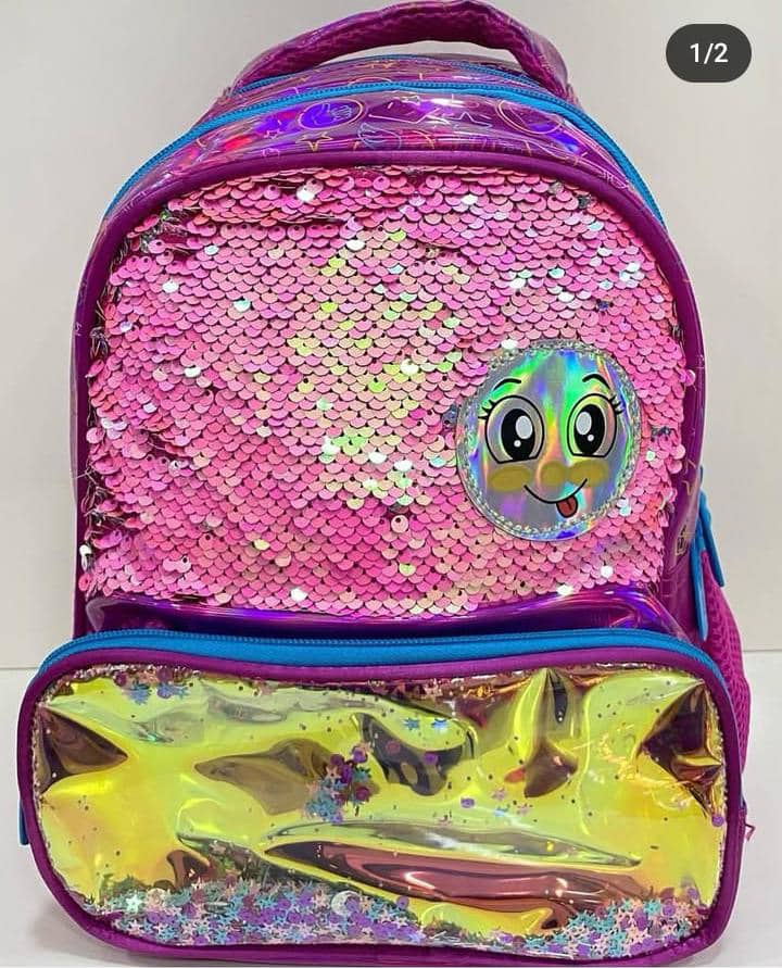 Glossy bird 12 inches Single back bag
