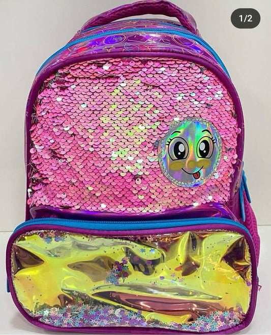 Glossy bird 12 inches Single back bag