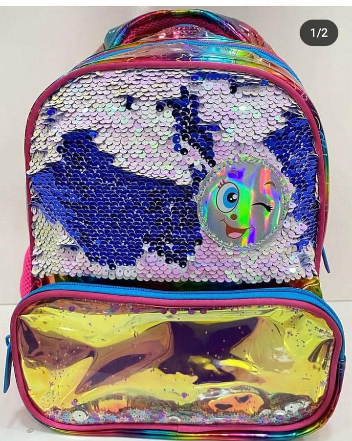 Glossy bird 12 inches Single back bag