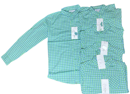 CALVIN KLEIN kiddies buttoned down shirts [Long sleeves]