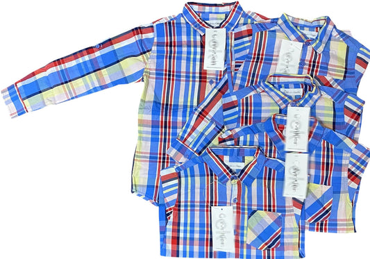 CALVIN KLEIN kiddies buttoned down shirts [Long sleeves]
