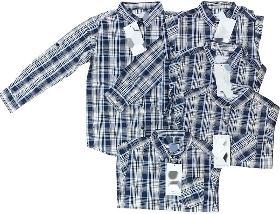 CALVIN KLEIN kiddies buttoned down shirts [Long sleeves]