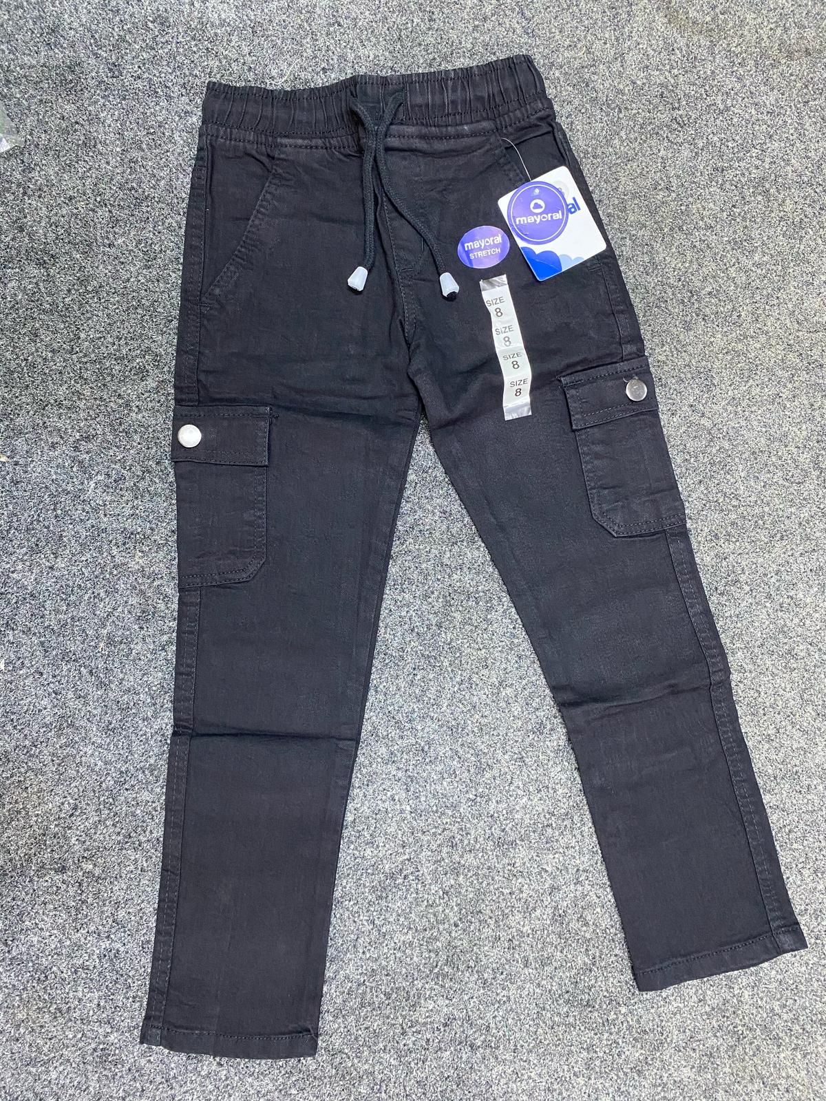 Mayoral Brand Combat Jean (Black and Blue)