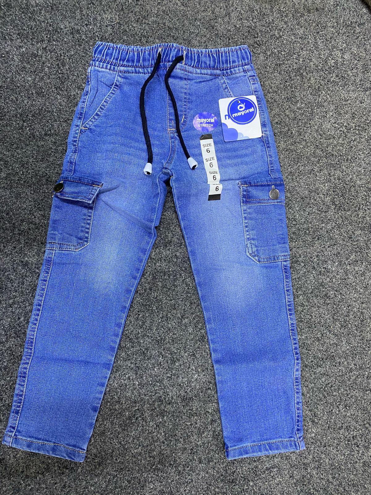 Mayoral Brand Combat Jean (Black and Blue)