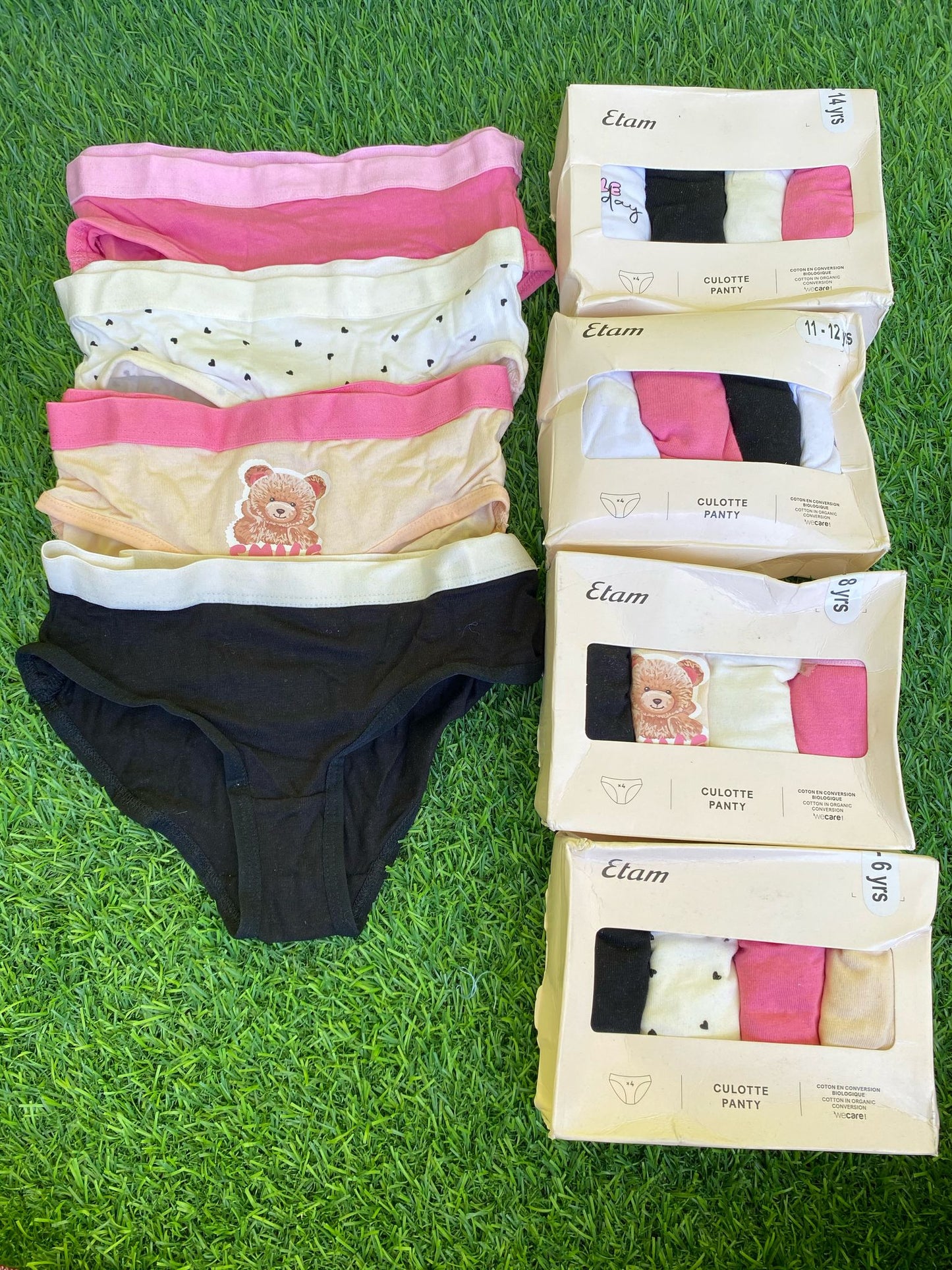 Etam Girls 4in1 Cotton Panty