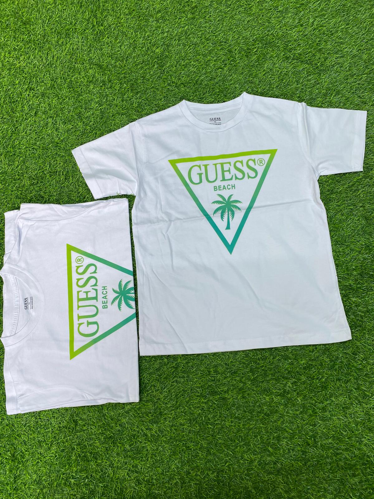 GUESS Brand Round Neck Polo