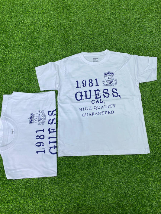 GUESS Brand Round Neck Polo