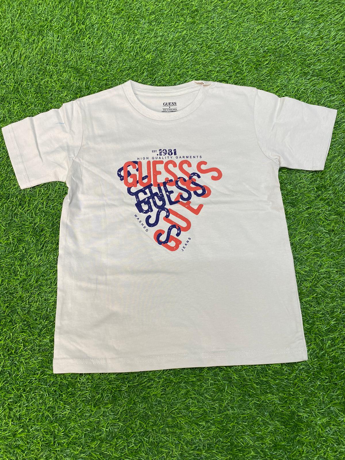 GUESS Brand Round Neck Polo
