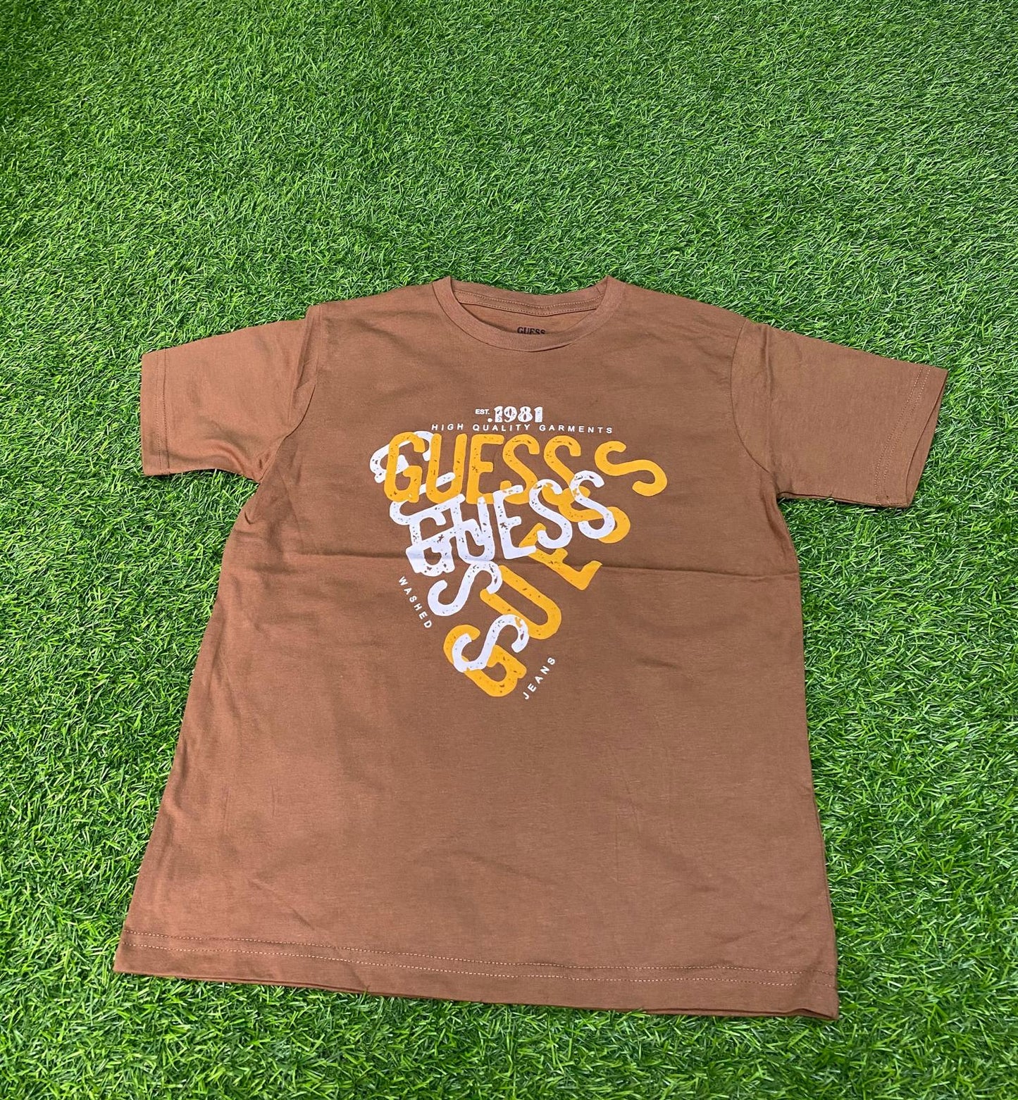 GUESS Brand Round Neck Polo