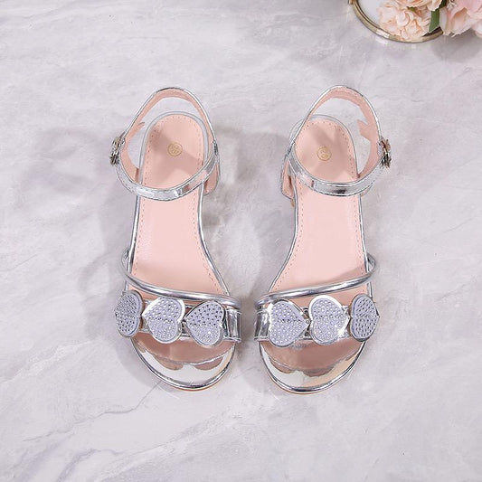 PRINCESS luxury low heels sandals