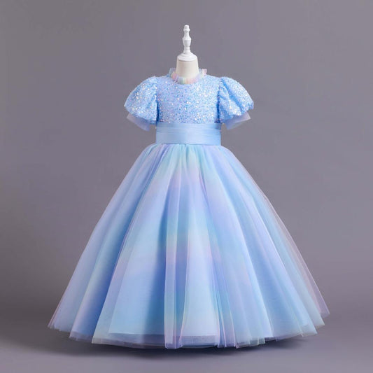 Princess kiddies sequence ball gown