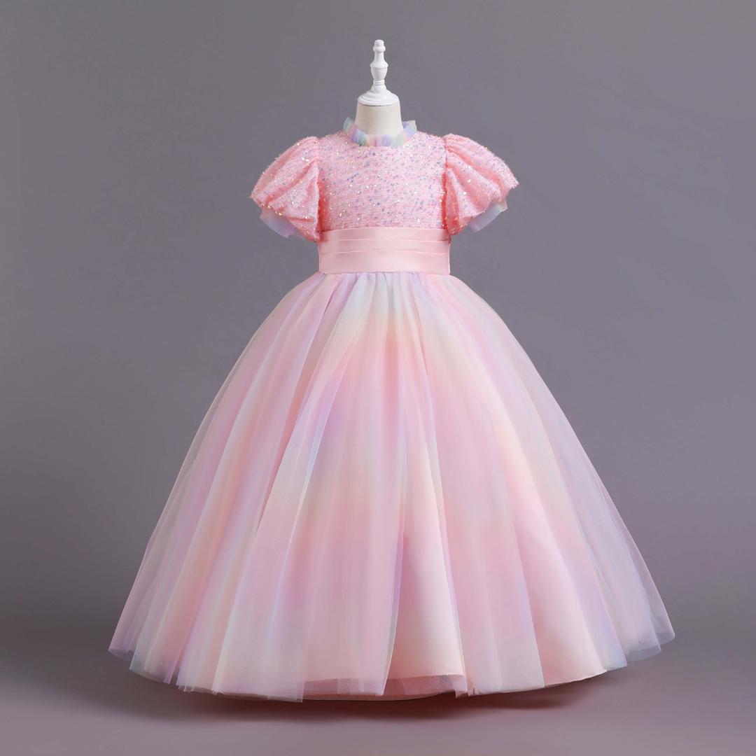 Princess kiddies sequence ball gown