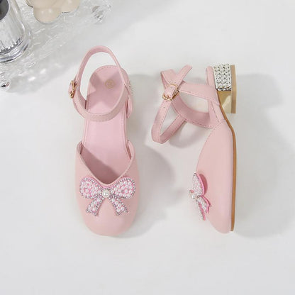 PRINCESS luxury flat heels covered sandals