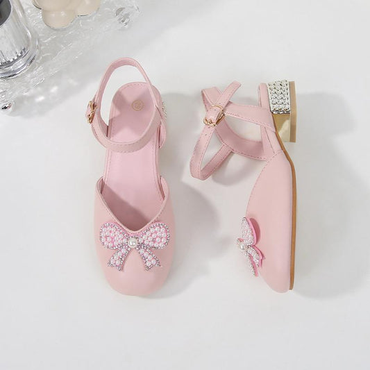 PRINCESS luxury flat heels covered sandals