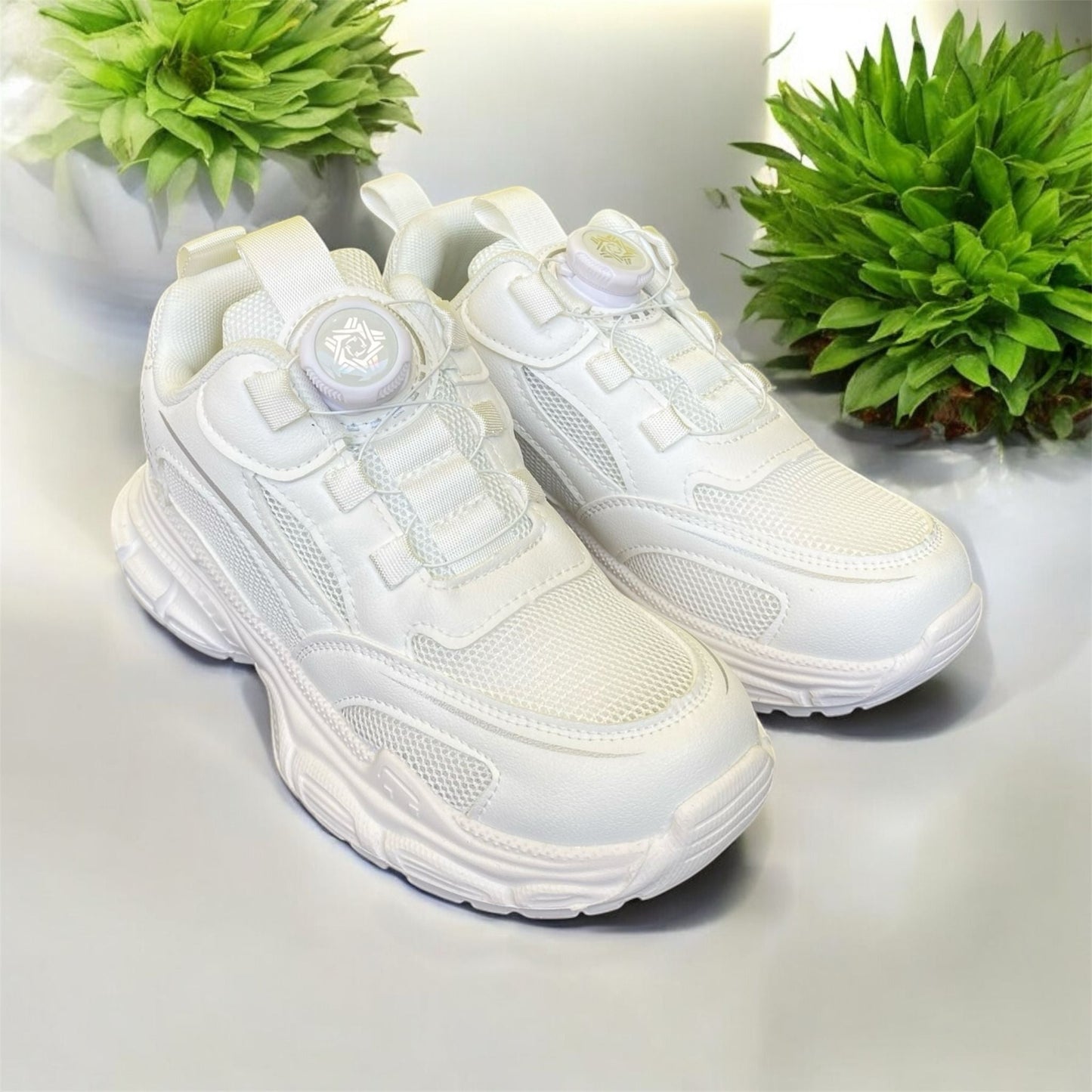 British White School Sneakers