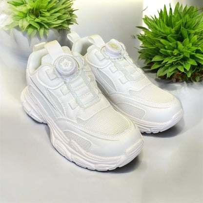 British White School Sneakers
