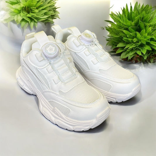 British White School Sneakers