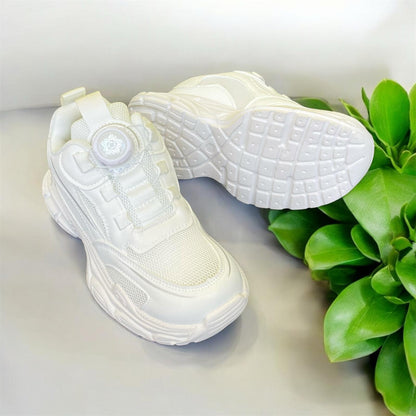 British White School Sneakers