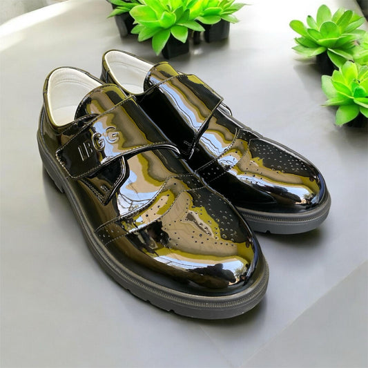 British Boys School Shoe (White Inner)