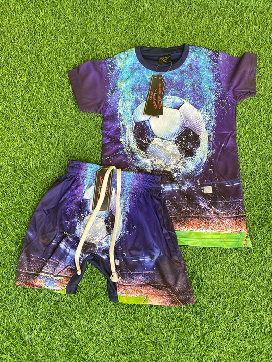 3D Football Design Two Piece
