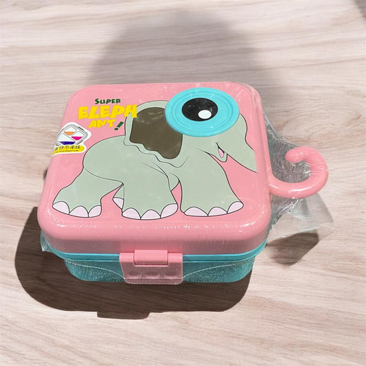 Super Elephant Bento Lunch Box [4 Compartment] BPA Free - 304 Stainless Steel