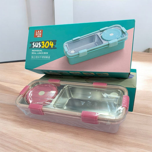 BENTO LUNCH BOX (Single Compartment) BPA Free-304 Stainless Steel