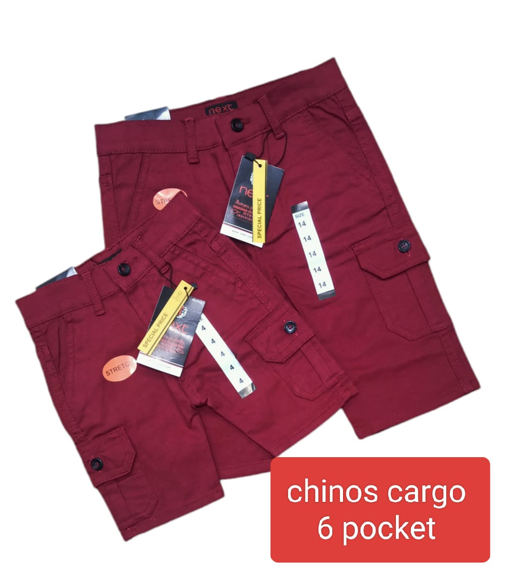 NEXT Chinos Combat Shorts - Run Small