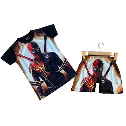 3D Spiderman Design Two Piece